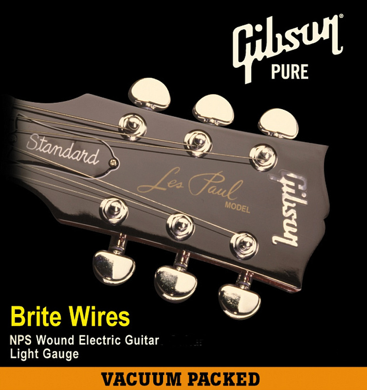 GIBSON SEG-700L BRITE WIRES NPS WOUND .010-.046 струны для электрогитары в магазине Music-Hummer