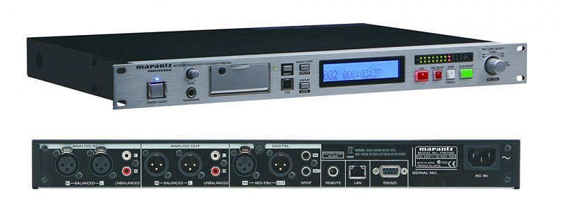 Marantz PMD580/N1S Цифровой аудио рекордер в магазине Music-Hummer