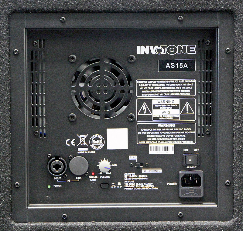 Фото Активная акустическая система Invotone AS15A