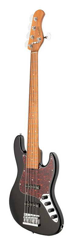 Фото Пятиструнная бас-гитара Sadowsky Vintage JJ 5 Maple BKSHP, чёрный