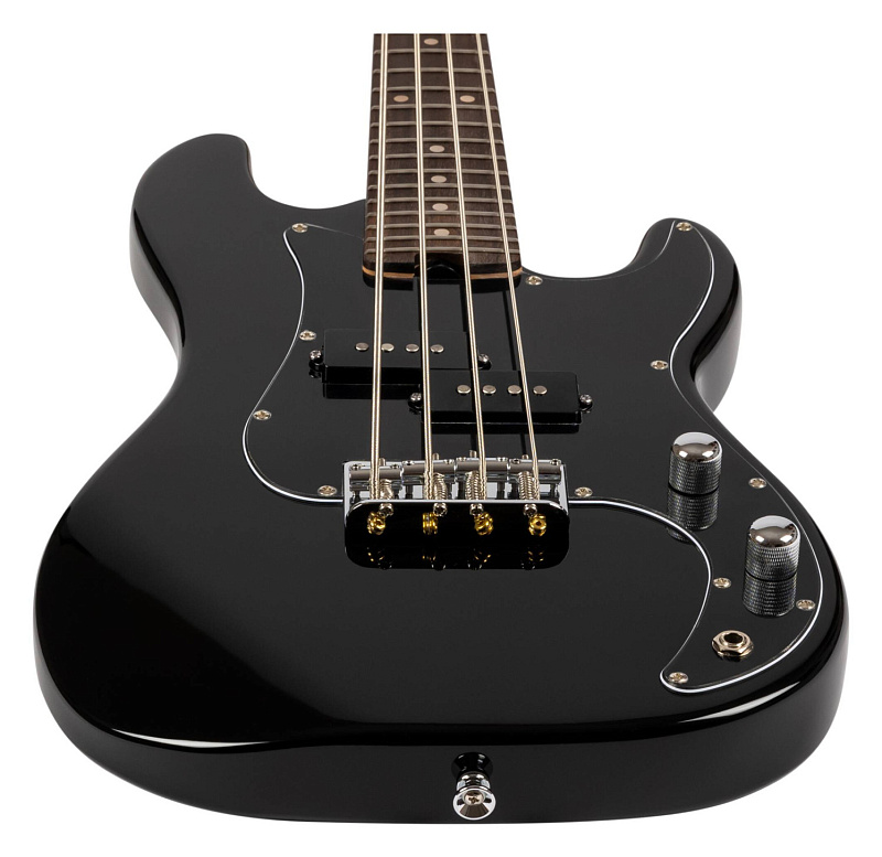 Фото Уменьшенная бас-гитара FLIGHT Mini Bass Lite BK, чёрный