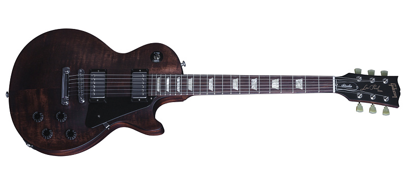 Фото GIBSON LP Studio Faded 2016 T Worn Brown электрогитара, цвет - коричневый, фурнитура - хром