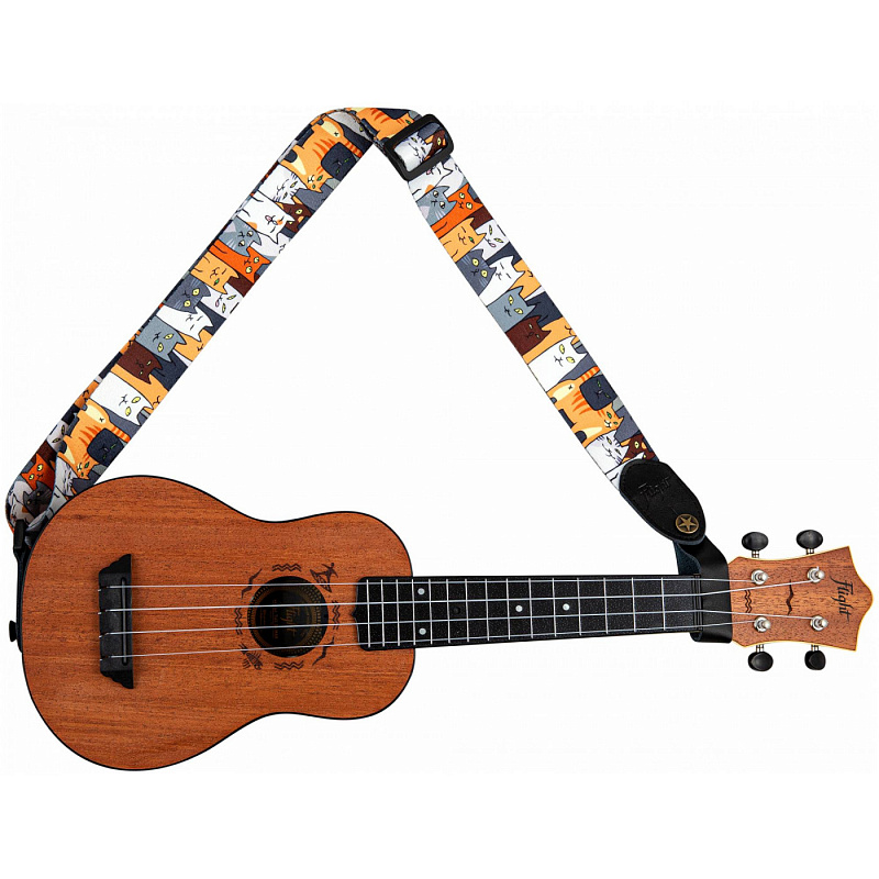 FLIGHT S35 CATS - Ремень для укулеле Флайт в магазине Music-Hummer