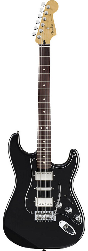 Фото Электрогитара FENDER BLACKTOP STRAT HSH RW BLACK