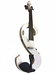 Белая электроскрипка BRAHNER EV-503MWH