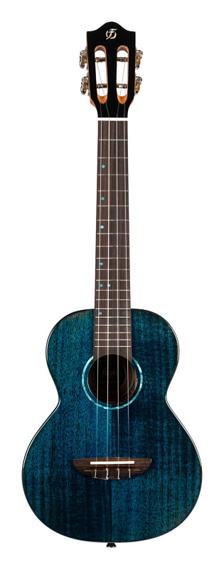 Фото Укулеле тенор FLIGHT IRIS Tinta Tenor TDB, прозрачный синий