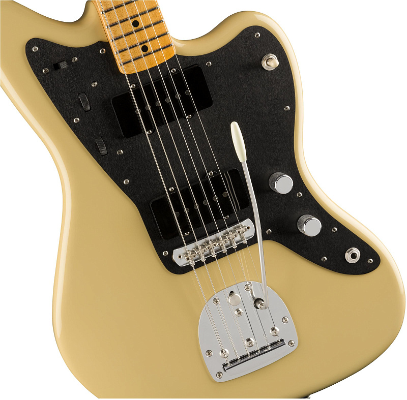 Фото FENDER 2019 VINTAGE CUSTOM 1958 JAZZMASTER®, MAPLE FINGERBOARD, AGED DESERT SAND