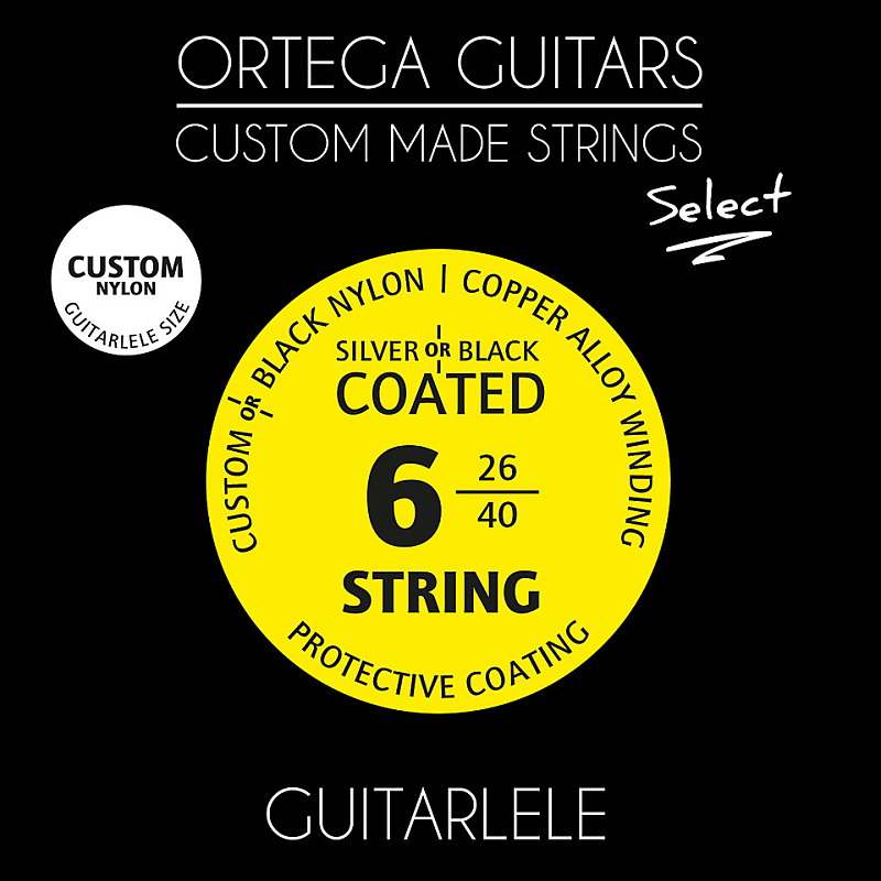 Фото Комплект струн для гитарлеле Ortega GTLSBK Select