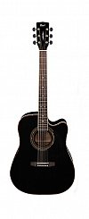 Электро-акустическая гитара Cort AD880CE-BK Standard Series, с вырезом, черная
