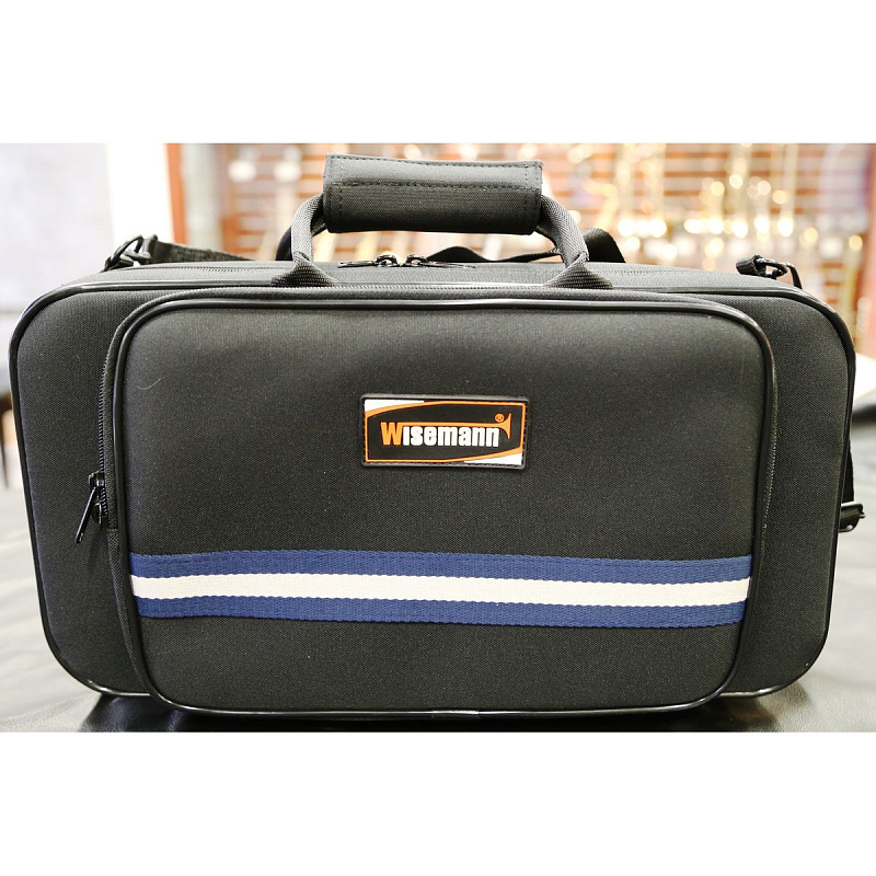 Фото Чехол-рюкзак Wisemann Curved Soprano Sax Case Blue Line WCSSCBL-2