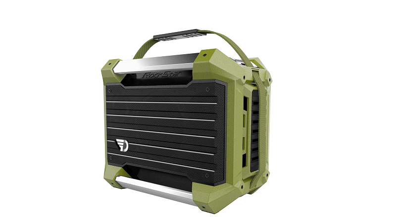 Фото Портативная акустическая система DREAMWAVE Rockstar green