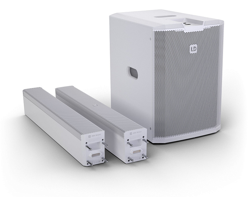 Фото Активная колонная акустическая система с микшером LD Systems MAUI 28 G3 MIX W, белый