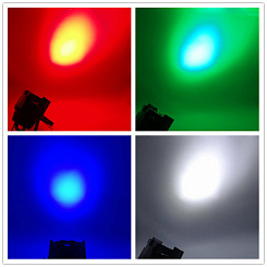 Светодиодный светильник сценических эффектов со сменой цвета RGBW STAGE4 DJPAR 54x1XW