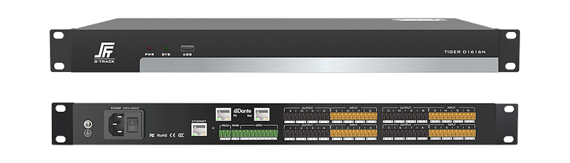 Фото DSP аудио матрица S-Track TIGER D1616N