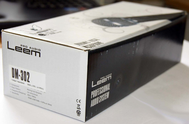 Фото Leem DM-302 Микрофон динамический для вокалистов проводной