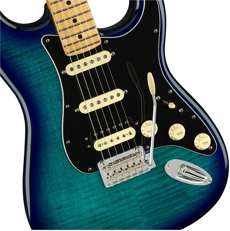 FENDER Player Stratocaster HSS Plus Top MN Blue Burst в магазине Music-Hummer