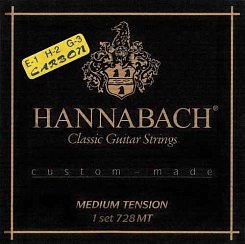 Комплект струн Hannabach 728MTC CARBON Custom Made