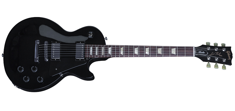 Фото GIBSON LP Studio 2016 T Ebony электрогитара, цвет - рный, фурнитура - хром