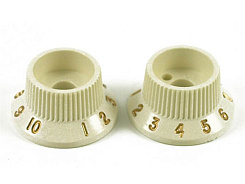 FENDER Stratocaster S-1 Switch Knobs Parchment (2)