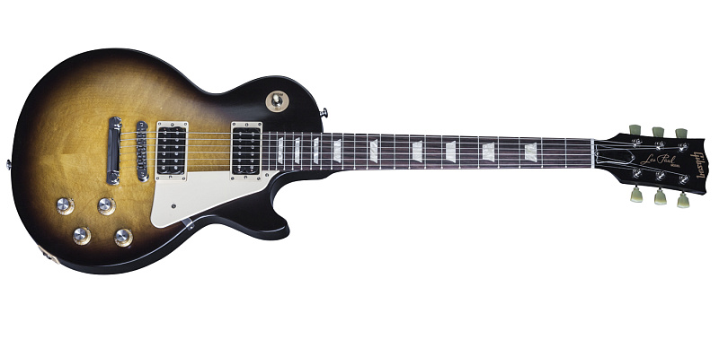 Фото GIBSON LP 50s Tribute 2016 T Satin Vintage Sunburst электрогитара, цвет - винтажный санбёрст (матовый), фурнитура - хром