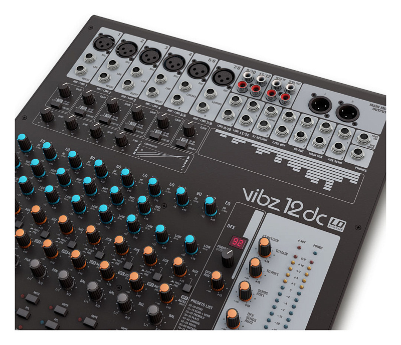 Фото Аналоговый микшерный пульт LD Systems VIBZ 12 DC