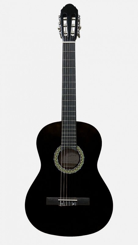 Классические гитара классическая navarrez nv16 black 1/2 с чехлом в магазине Music-Hummer