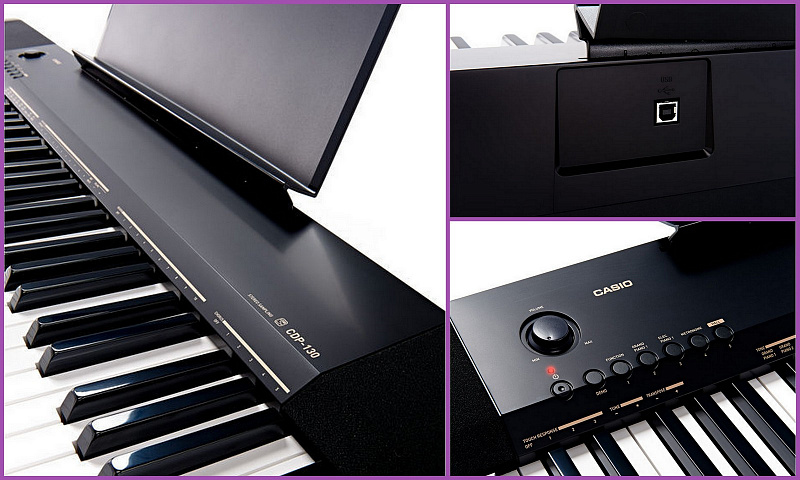 Цифровое пианино Casio CDP-130 BK в магазине Music-Hummer