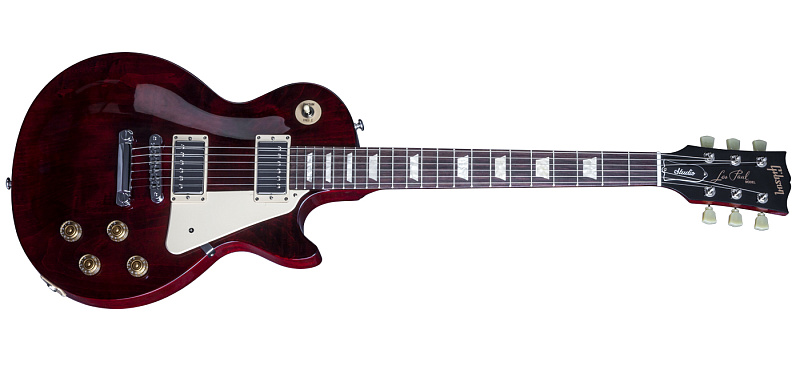 Фото GIBSON LP Studio 2016 T Wine Red электрогитара, цвет - вишневый, фурнитура - хром