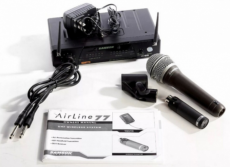 Ручная микрофонная радиосистема с микрофоном Samson AIRLINE 77 AX1+CR77 Series Q7 ch #E3 в магазине Music-Hummer