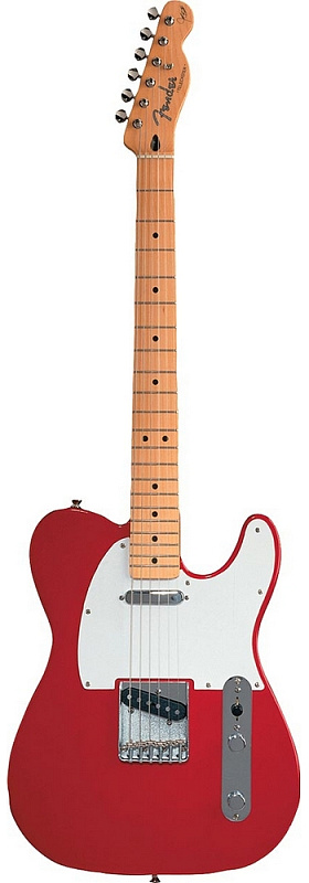 Фото Электрогитара FENDER STANDARD TELECASTER CANDY APPLE RED