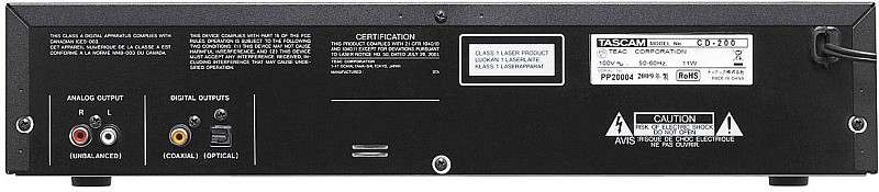 Фото TASCAM CD-200BT