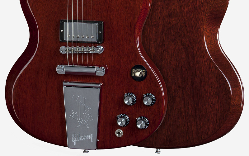 Фото Электрогитара GIBSON USA DEREK TRUCKS SG 2015 VINTAGE RED SATIN 