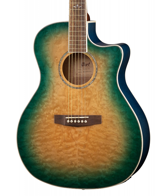 Электро-акустическая гитара Cort GA-QF-CBB Grand Regal Series в магазине Music-Hummer