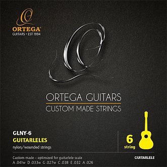 Комплект струн для гитарлеле Ortega GLNY-6 в магазине Music-Hummer