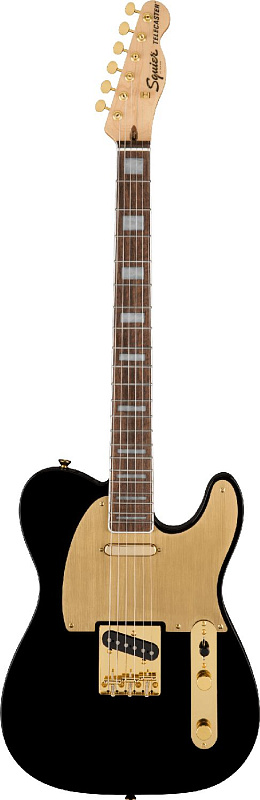 Фото Электрогитара FENDER SQUIER 40th Anniversary Telecaster LRL Black