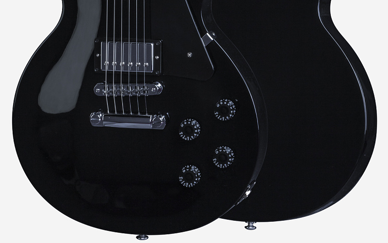 Фото GIBSON LP Studio 2016 T Ebony электрогитара, цвет - рный, фурнитура - хром