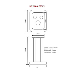 Стойки для акустических систем Atacama Audio Moseco XL500