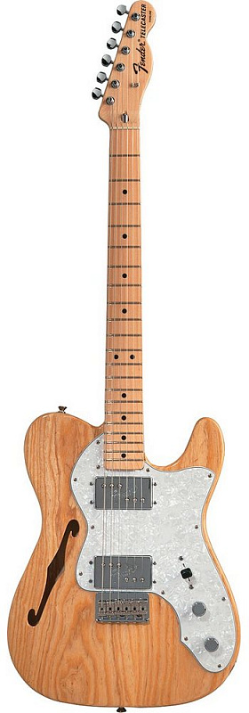Фото Электрогитара FENDER CLASSIC ‘72 TELECASTER THINLINE NATURAL