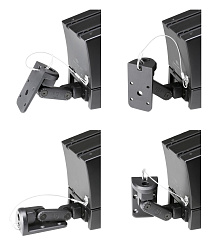 Настенный кронштейн для сателлитов LD Systems CURV 500 WM B, чёрный