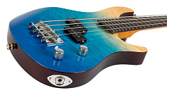 Уменьшенная бас-гитара FLIGHT Mini Bass TBL, голубой