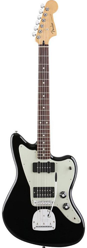 Фото Электрогитара FENDER JAZZMASTER BLACKTOP HS RW BLK
