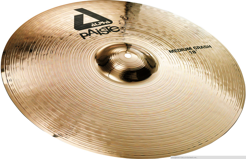 Фото Paiste 18 Alpha B Medium Crash  Ударный инструмент, тарелка