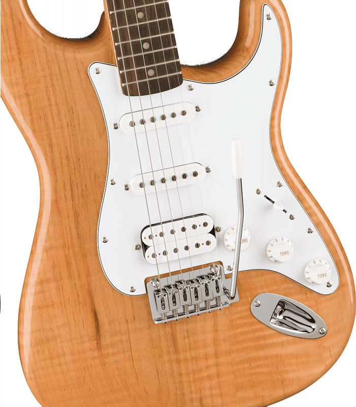 Электрогитара FENDER SQUIER Affinity Stratocaster HSS LRL NAT в магазине Music-Hummer