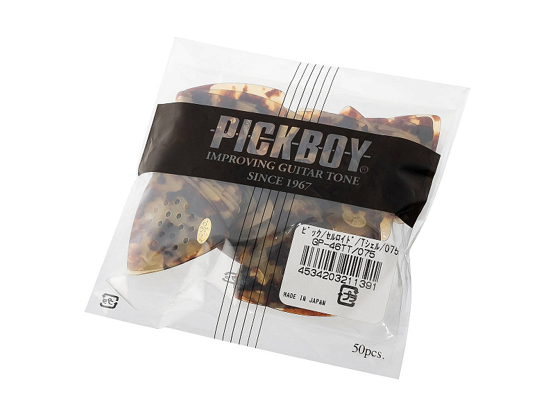 Фото Медиаторы Pickboy GP-46TT/075 Celluloid Pos-A-Grip
