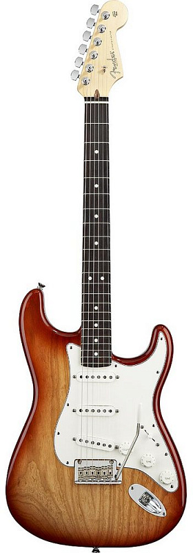 Фото Электрогитара FENDER AMERICAN STANDARD STRATOCASTER 2012 RW SIENNA SUNBURST