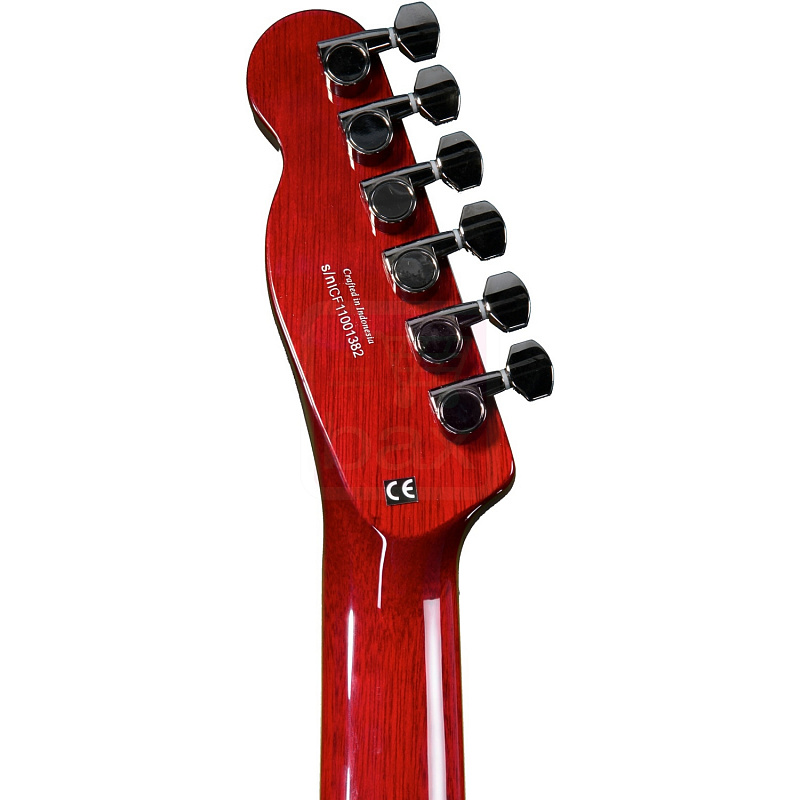 Фото Электрогитара FENDER SPECIAL EDITION CUSTOM TELECASTER RW HH CRIMSON RED TRANSPARENT