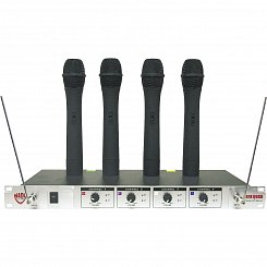 Nady 401x quad ht четырехканальная радиомикрофонная система