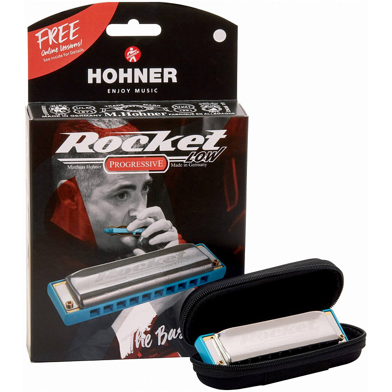 HOHNER Rocket Low D - Губная гармоника диатоническая Хонер в магазине Music-Hummer