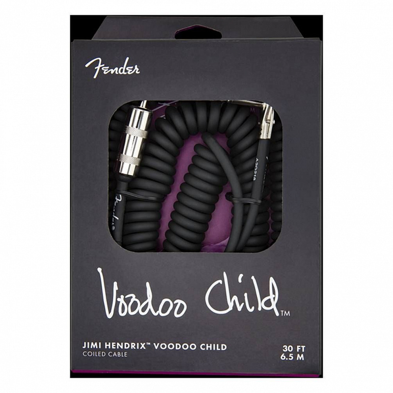 FENDER HENDRIX VOODOO CHILD CABLE BLACK в магазине Music-Hummer