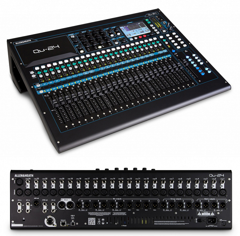 Фото Allen & Heath Qu-24 компактный цифровой микшер
